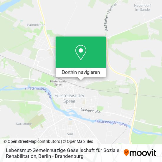 Lebensmut-Gemeinnützige Gesellschaft für Soziale Rehabilitation Karte