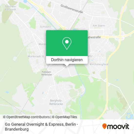 Go General Overnight & Express Karte