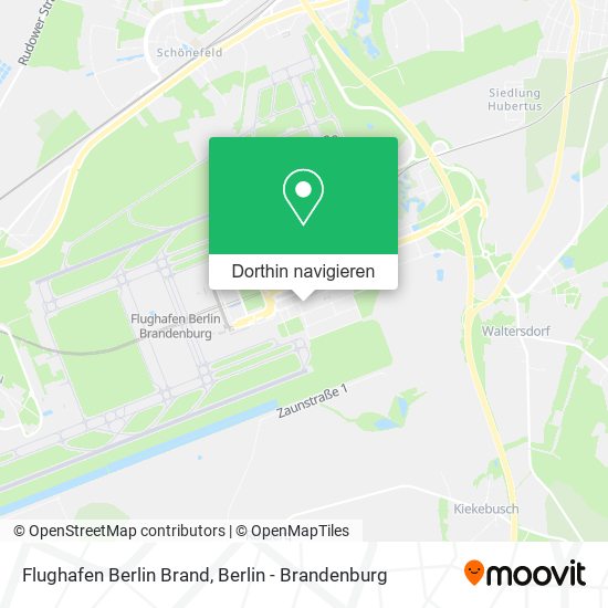 Flughafen Berlin Brand Karte