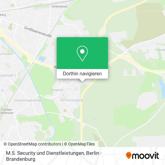 M.S. Security und Dienstleistungen Karte