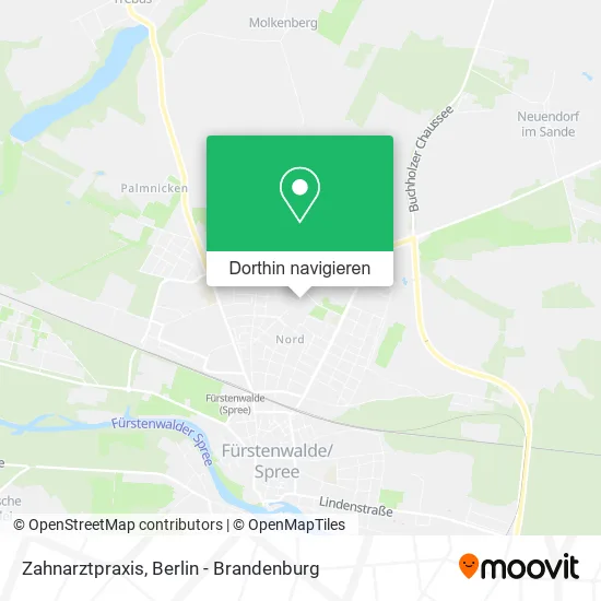 Zahnarztpraxis Karte