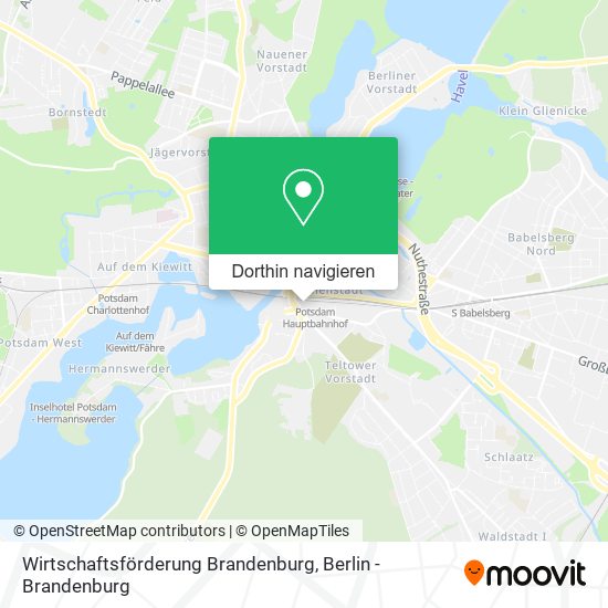 Wirtschaftsförderung Brandenburg Karte
