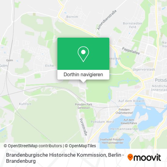 Brandenburgische Historische Kommission Karte