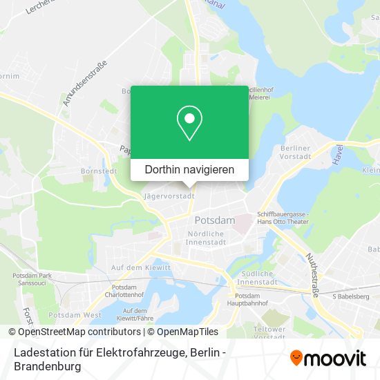 Ladestation für Elektrofahrzeuge Karte