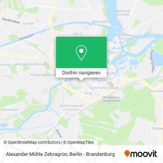 Alexander Mühle Zebragrün Karte