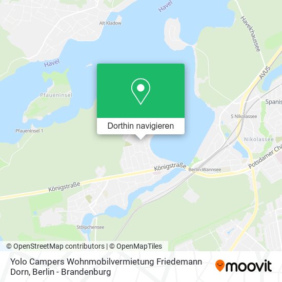 Yolo Campers Wohnmobilvermietung Friedemann Dorn Karte