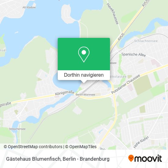 Gästehaus Blumenfisch Karte