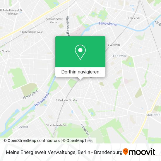 Meine Energiewelt Verwaltungs Karte