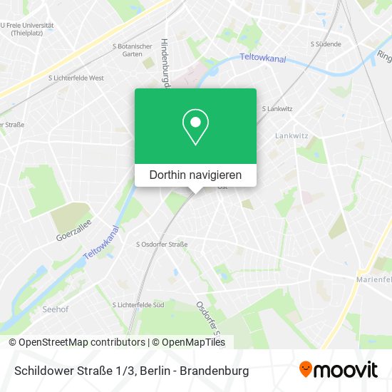 Schildower Straße 1/3 Karte