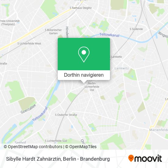 Sibylle Hardt Zahnärztin Karte
