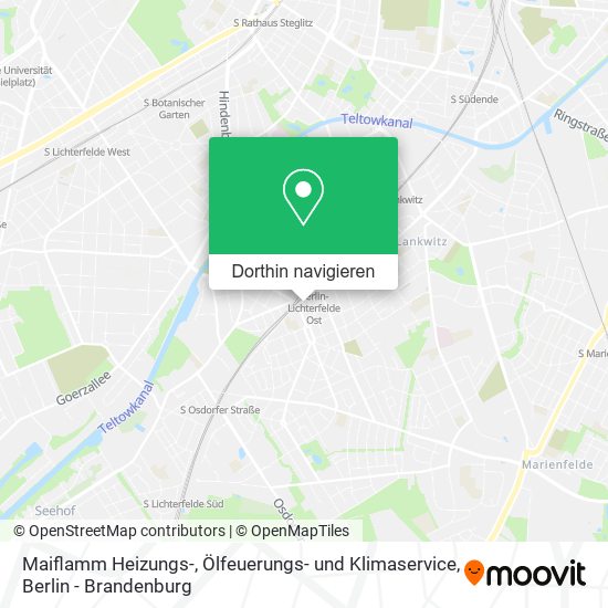 Maiflamm Heizungs-, Ölfeuerungs- und Klimaservice Karte