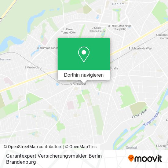 Garantexpert Versicherungsmakler Karte