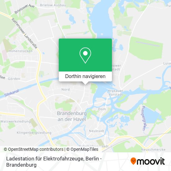 Ladestation für Elektrofahrzeuge Karte