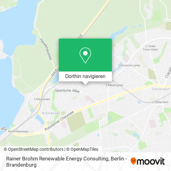 Rainer Brohm Renewable Energy Consulting Karte