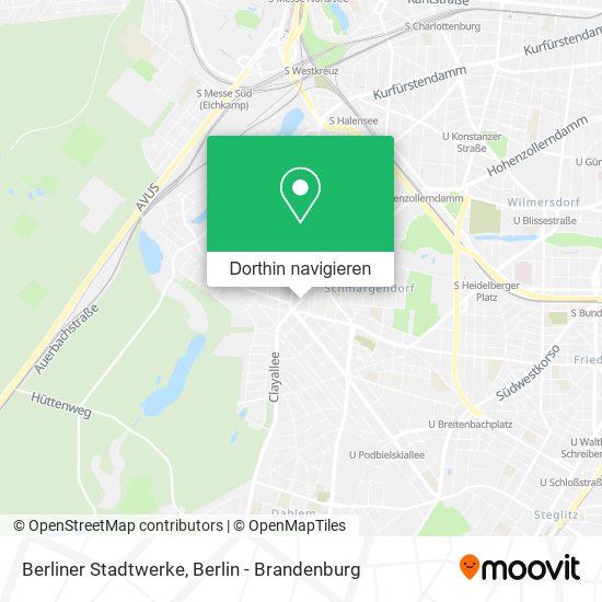 Berliner Stadtwerke Karte