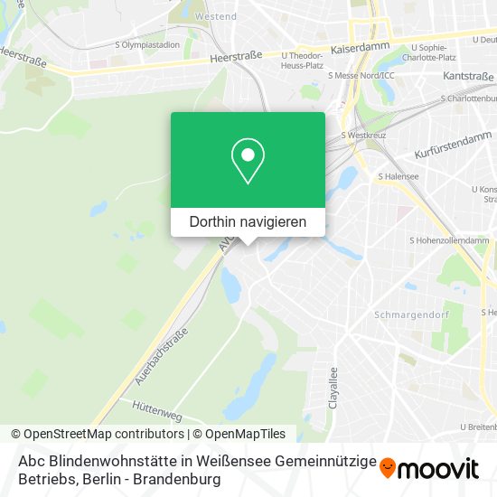 Abc Blindenwohnstätte in Weißensee Gemeinnützige Betriebs Karte