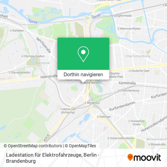 Ladestation für Elektrofahrzeuge Karte
