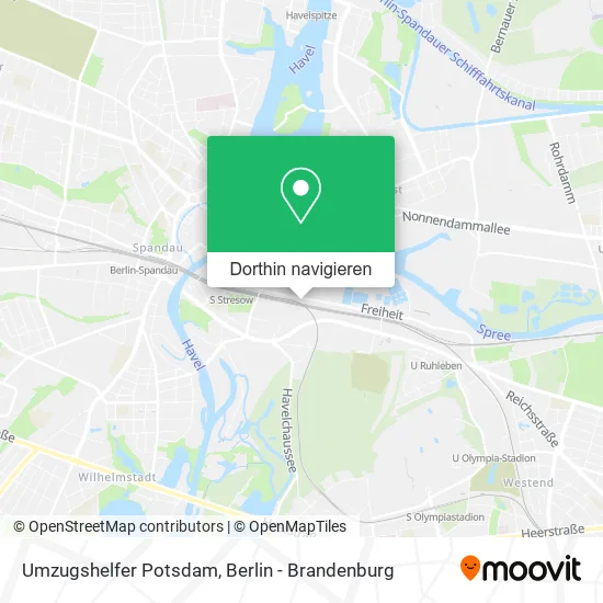 Umzugshelfer Potsdam Karte