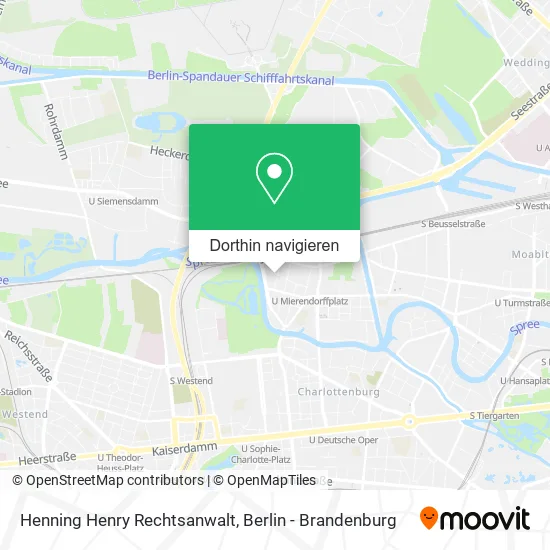 Henning Henry Rechtsanwalt Karte