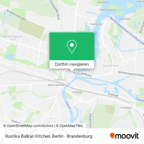 Rustika Balkan Kitchen Karte