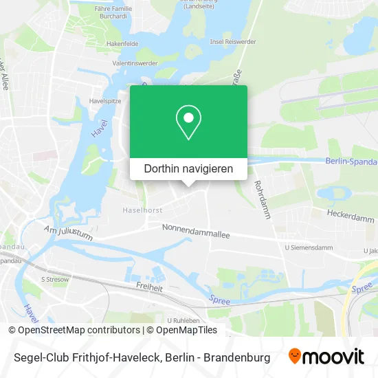 Segel-Club Frithjof-Haveleck Karte