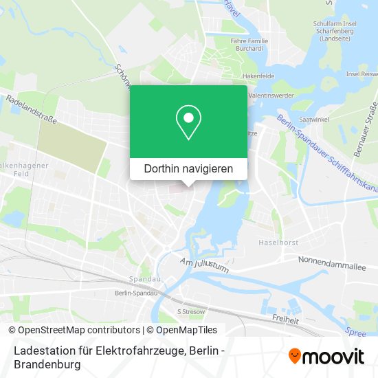 Ladestation für Elektrofahrzeuge Karte