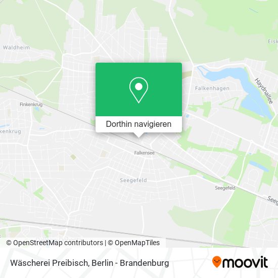 Wäscherei Preibisch Karte