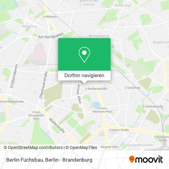 Berlin Fuchsbau Karte
