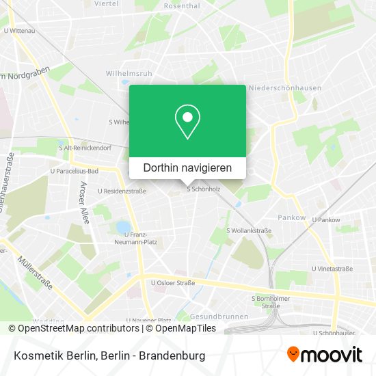 Kosmetik Berlin Karte