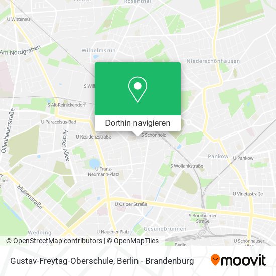 Gustav-Freytag-Oberschule Karte