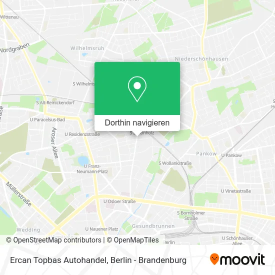 Ercan Topbas Autohandel Karte