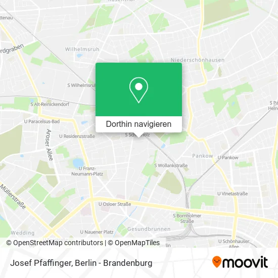 Josef Pfaffinger Karte