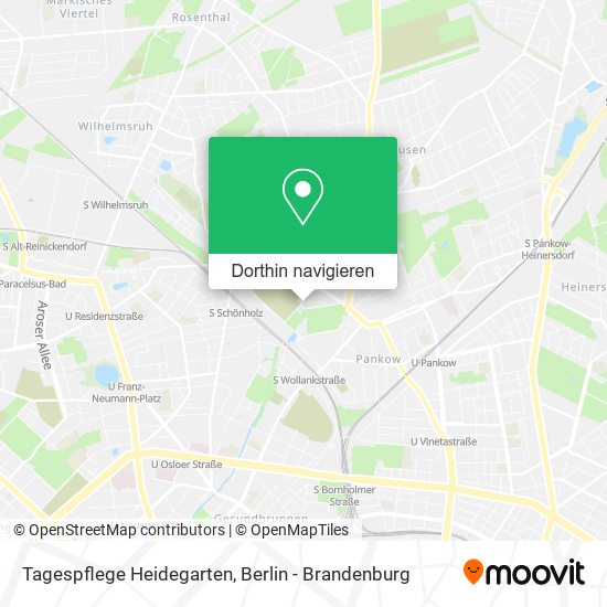 Tagespflege Heidegarten Karte
