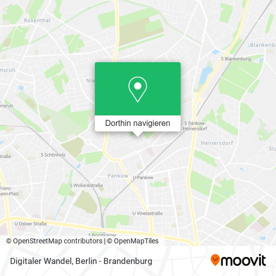 Digitaler Wandel Karte