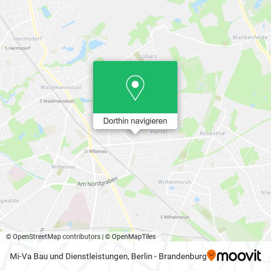 Mi-Va Bau und Dienstleistungen Karte