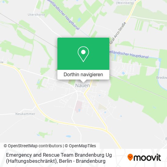 Emergency and Rescue Team Brandenburg Ug (Haftungsbeschränkt) Karte