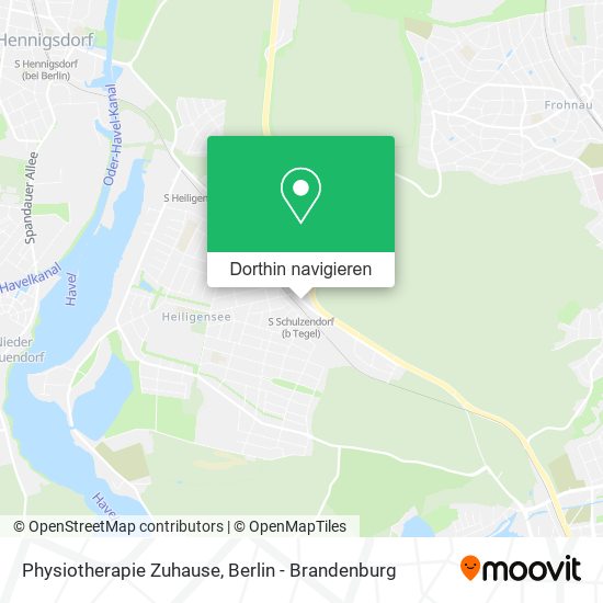 Physiotherapie Zuhause Karte