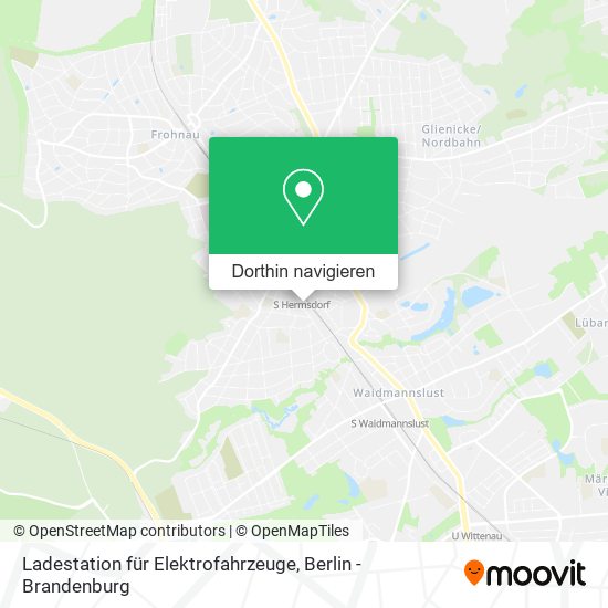 Ladestation für Elektrofahrzeuge Karte