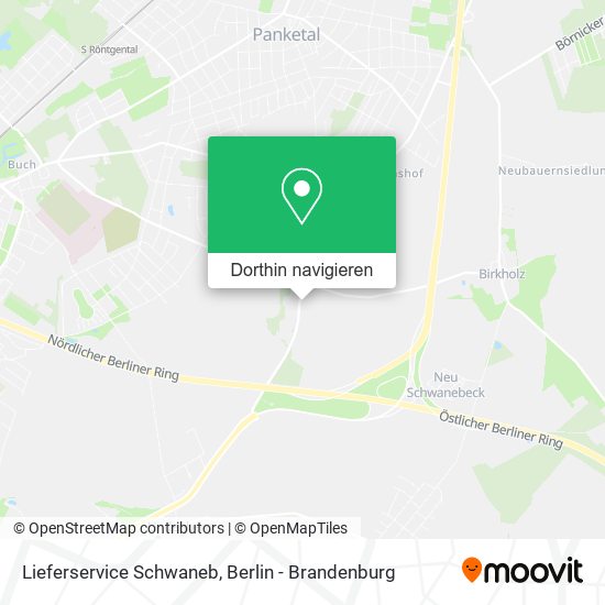Lieferservice Schwaneb Karte