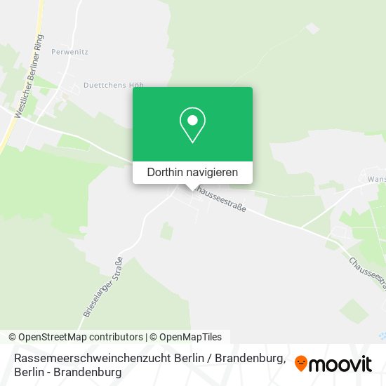 Rassemeerschweinchenzucht Berlin / Brandenburg Karte