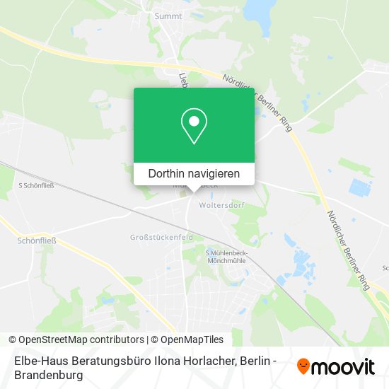 Elbe-Haus Beratungsbüro Ilona Horlacher Karte