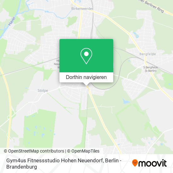 Gym4us Fitnessstudio Hohen Neuendorf Karte