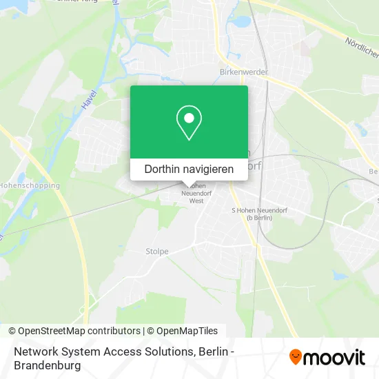 Network System Access Solutions Karte