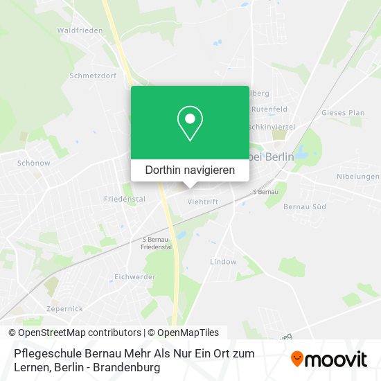 Pflegeschule Bernau Mehr Als Nur Ein Ort zum Lernen Karte