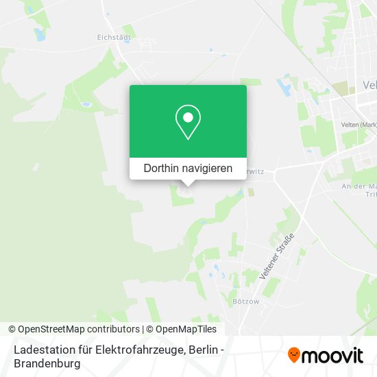 Ladestation für Elektrofahrzeuge Karte