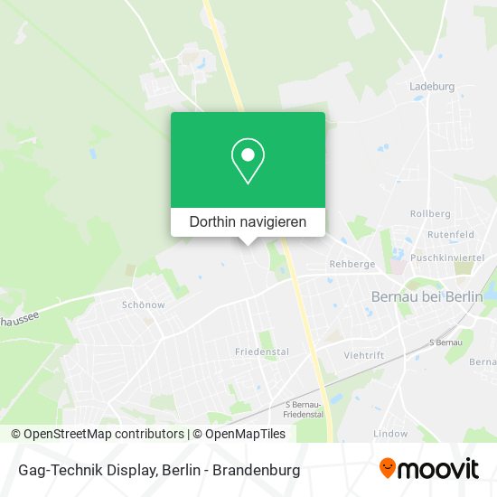 Gag-Technik Display Karte