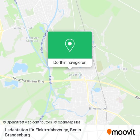Ladestation für Elektrofahrzeuge Karte