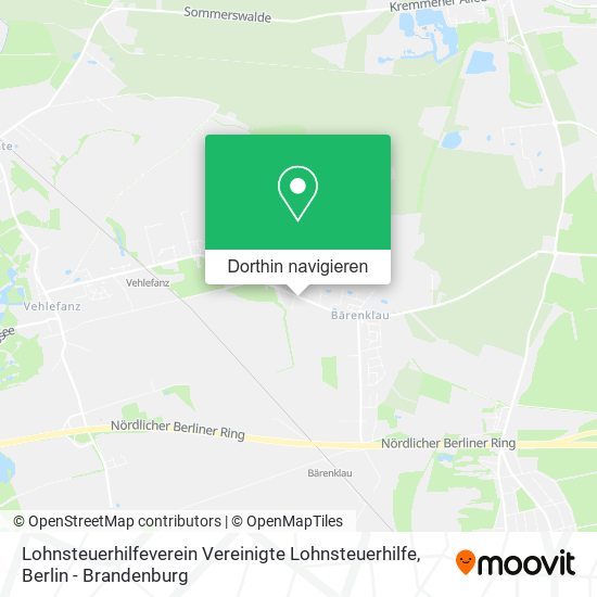 Lohnsteuerhilfeverein Vereinigte Lohnsteuerhilfe Karte