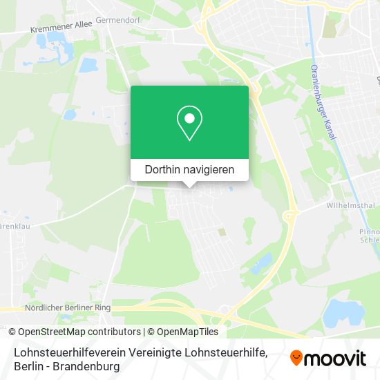 Lohnsteuerhilfeverein Vereinigte Lohnsteuerhilfe Karte