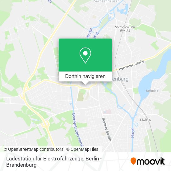 Ladestation für Elektrofahrzeuge Karte